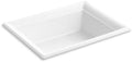 Kohler K-21781-0 Artifiacts 21' Rectangular Drop-in Bathroom Sink, White