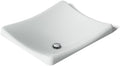 Kohler K-2833-95 DemiLav Rectangular Above-Counter 1 Bowl Bathroom Sink Ice Grey