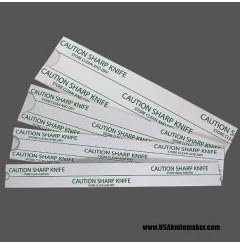 USA Knifemaker Supply Paper Knife Sleeves- 9' Length, Various Widths (100, Variety- 1', 1.4', 1.75', 2.5')