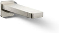 Kohler 23510-SN Parallel® Wall-Mount Bath spout, Vibrant Polished Nickel