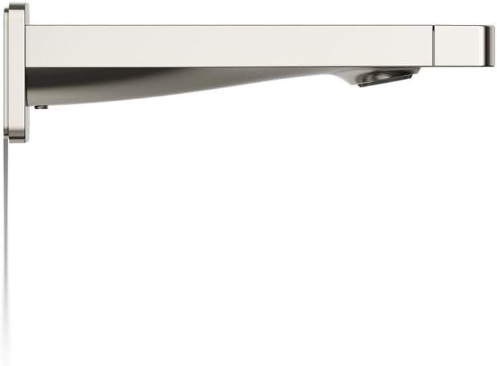 Kohler 23510-SN Parallel® Wall-Mount Bath spout, Vibrant Polished Nickel