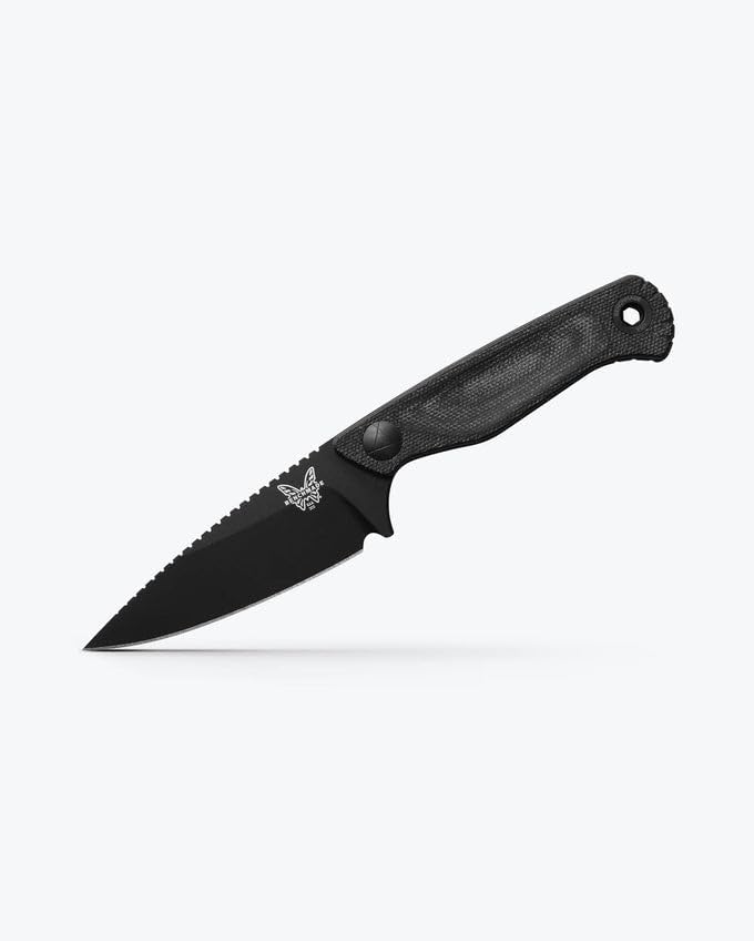 Benchmade - Dacian Fixed Blade Knife with Black Micarta (203BK-02)