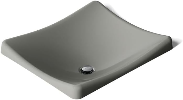 KOHLER K-2833-58 DemiLav Wading Pool Bathroom Sink, Thunder Grey