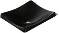 Kohler K-2833-7 DemiLav Above-Counter Single Bowl Bathroom Sink Black Black