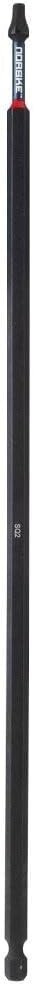 Norske Tools NIBBI046 12' x #2 Square Impact Torsion Driver Bits - 10 Pack