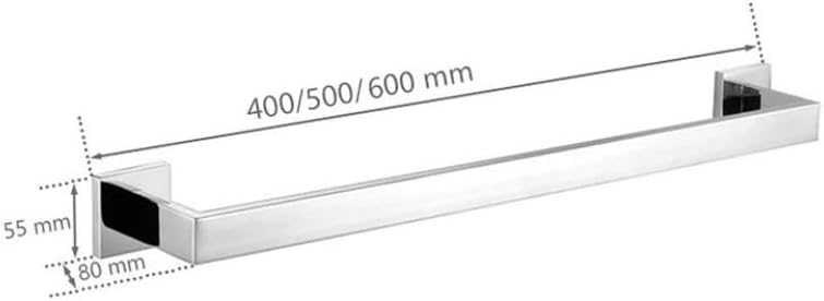 Stainless Steel Bathroom Accessories Brushed Nickel Towel Rack Toilet Paper Holder Towel Bar Hook Toilet Hardware,1 bar 60cm,