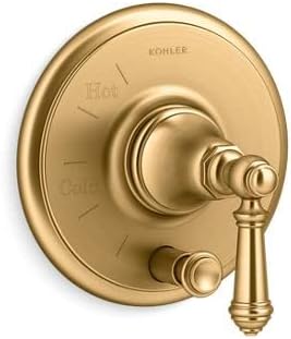 Kohler KT72768-4-2MB Artifacts Two Function Pressure Balanced Valve Trim Only with Single Lever Handle and Integrated Diverter - Less Rough In Vibrant Brushed Moderne Brass
