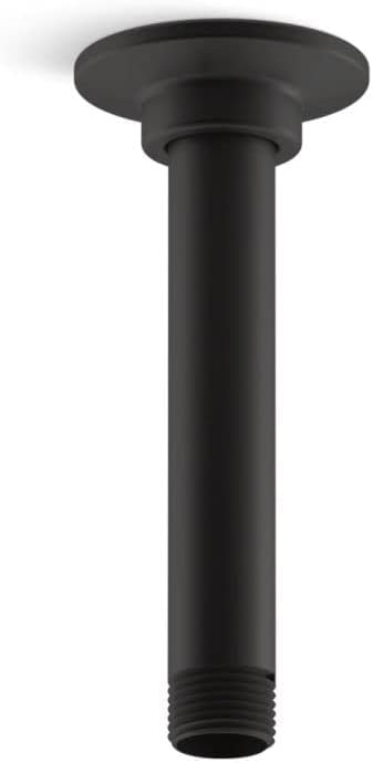 Kohler 7394-BL Shower Arm And Flange, Matte Black