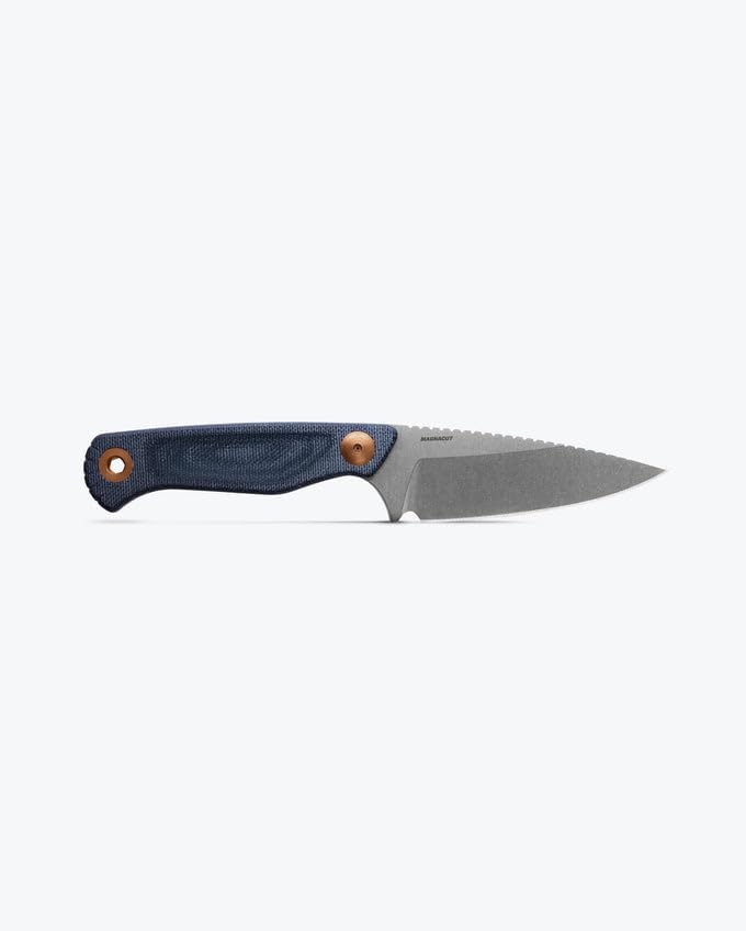 Benchmade - Dacian Fixed Blade Knife with Blue Denim Canvas Micarta (203-04)