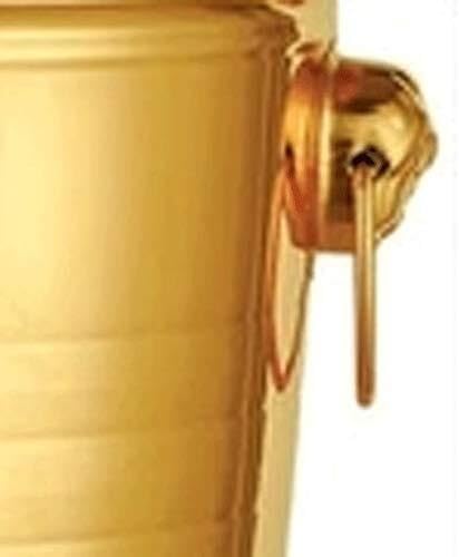 Stainless Steel Ice Bucket, Gold-Plated Thickened Ice Bucket for Bars, Coffee Shops, Parties – Rapid Freezing,
