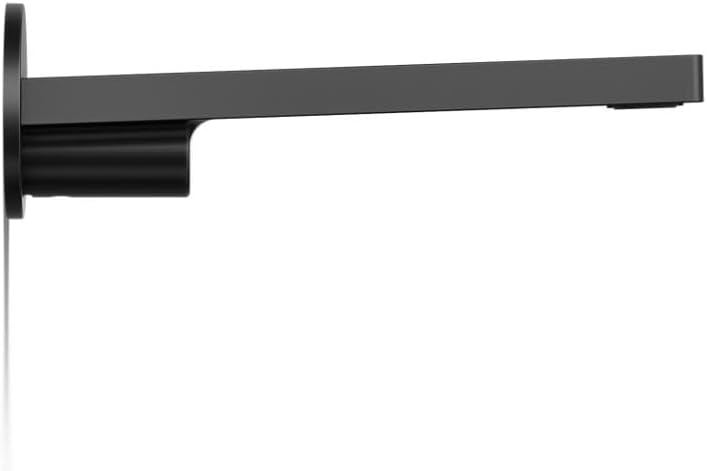 Kohler 73120-BL Composed Wall-Mount Non-Diverter Bath Spout, Matte Black