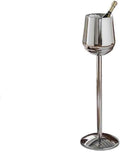 Portable Creative Vertical Floor Standing Ice Bucket Light Luxury Champagne Bucket Chill Bucket Stand Stainless Steel Ice Bucket Party