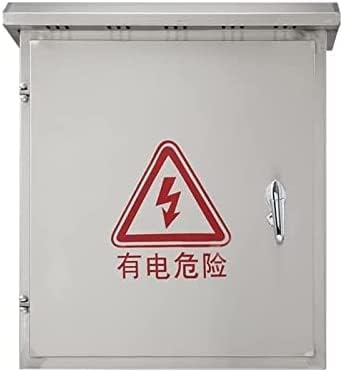 Distribution Box,Waterproof Electrical Junction Box, Wall-Mounted Enclosure with Hinged Cover, Indoor/Outdoor Meter Case, Durable Electrical Project Box with Mounting Pla,