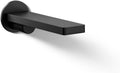 Kohler 73120-BL Composed Wall-Mount Non-Diverter Bath Spout, Matte Black