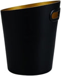 Drink Bucket Bar Supplies Stainless Steel Champagne Bucket Beer Bucket Bar Commercial Ice Bucket Wine Bucket Ice Bucket for Parties(Black)