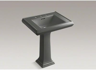 KOHLER Memoirs® Classic 27' pedestal bathroom sink with 8' widespread faucet holes