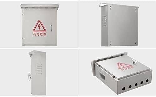 Distribution Box,Waterproof Electrical Junction Box, Wall-Mounted Enclosure with Hinged Cover, Indoor/Outdoor Meter Case, Durable Electrical Project Box with Mounting Pla,