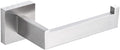 Modern Brushed Nickel Bathroom Hardware - Wall-Mounted Towel Rack, Robe Hook, Tissue Paper & More(Single Paper Holder)