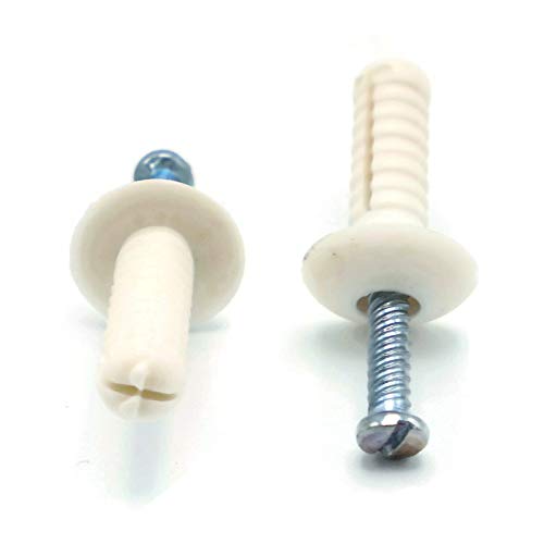 Nylon Hammer Drive Pin Nail in Masonry Concrete Anchors Zinc Nail 1/4' x 3' Qty 1000
