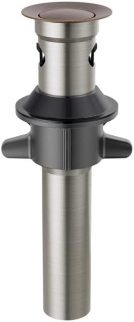 Delta RP101630 Push Pop Up Drain with Overflow and Metal Tail Piece - Venetian Bronze