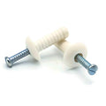 Nylon Hammer Drive Pin Nail in Masonry Concrete Anchors Zinc Nail 1/4' x 1-1/2' Qty 1000