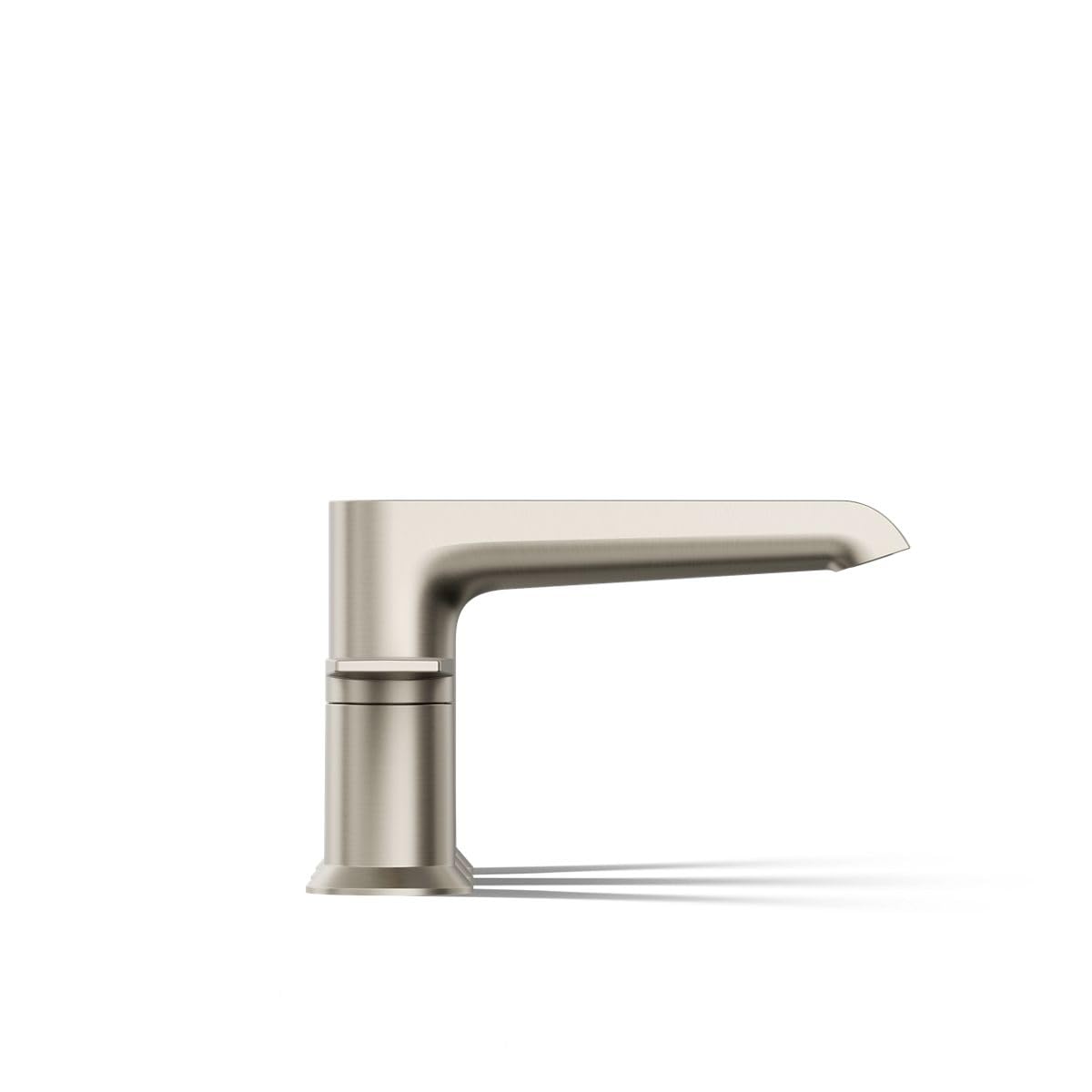 KOHLER K-T25740-4-BN Hint Two-Handle Deck-Mount Bath Faucet Trim, 10.0 GPM, Minimalist Design, Corrosion Resistant, Vibrant Brushed Nickel