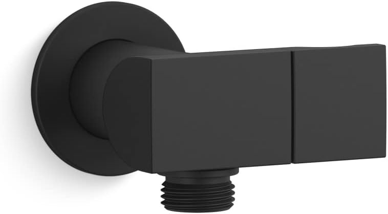 KOHLER 98354-BL EXHALE™ SUPPLY ELBOW WITH BRACKET, MATTE BLACK