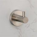 Towel Rack Bathroom Accessories, Brushed Nickel, Towel Rack, Hooks, Towel Holder, Shelf, Roll Paper Holder, Toilet Brush, Soap Dish, Glass Shelf, Double Hook