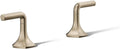 KOHLER K- 27010-4-BV Occasion™ Lever Handles, Vibrant Brushed Bronze