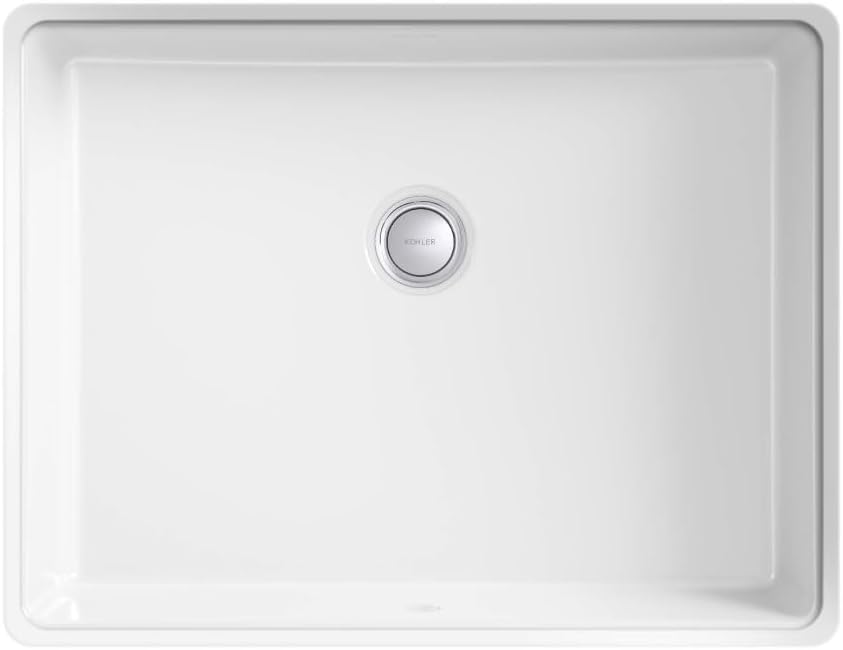 KOHLER 38380-0 Verticyl® 19-3/4' rectangular undermount bathroom sink, White