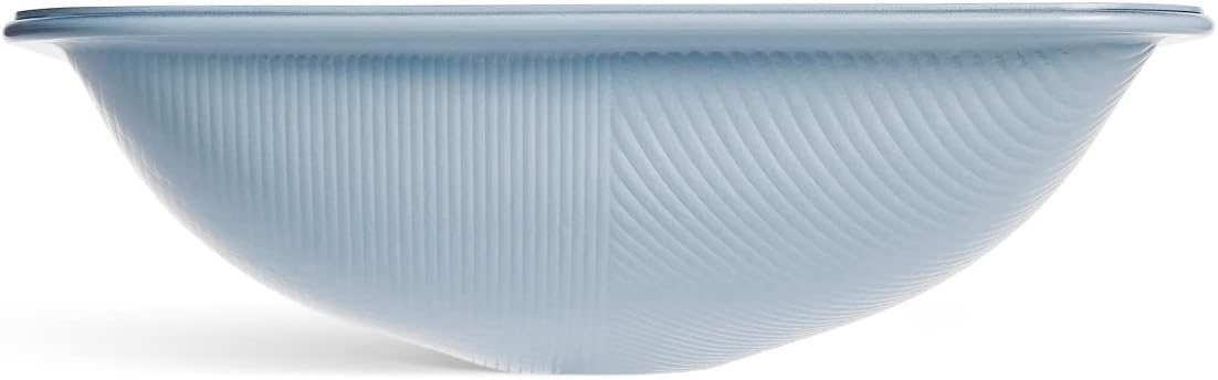 KOHLER K-28823-G1-B11 ARTIST EDITIONS Yepsen Collection Glass Undermount Bathroom Sink 17' x 13'Rectangle Basin Opaque Dusk