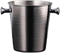 Ice Bucket, 5L Wine Ice Bucket for Home & Commercial Bar Use Ice Buckets For Parties(Silver)