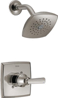 Delta Ashlyn 14 Series Shower Faucet Set, Brushed Nickel Shower Head and Handle Set, Valve Trim Kit, Stainless T14264-SS (Valve Not Included)