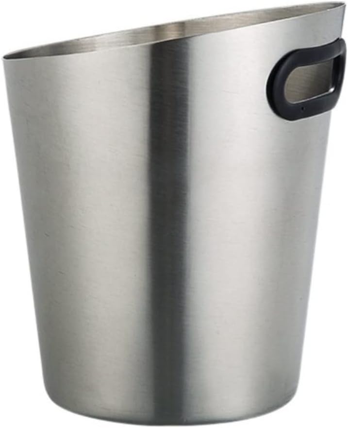 Drink Bucket Bar Supplies Stainless Steel Champagne Bucket Beer Bucket Bar Commercial Ice Bucket Wine Bucket Ice Bucket for Parties(Silver)
