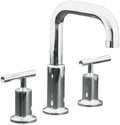 Kohler T14428-4-AF Purist Deck-Mount High-Flow Bath Faucet Trim with Lever Handles, Valve Not Included, Vibrant French Gold