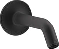 KOHLER 933-BL Purist Shower Arm and Flange, Showerhead Fittings, 1/2-14 NPT Connection, Fits any KOHLER Showerhead, Matte Black