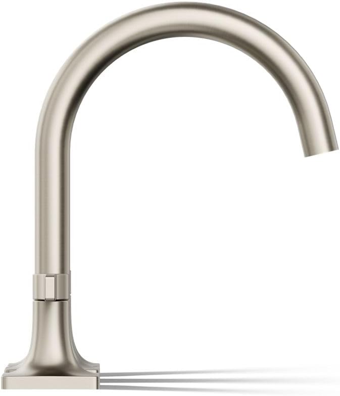 KOHLER K-T28131-4-BN Venza Deck-Mount Bath Faucet Trim, Two Handle, Premium Durable Material, Corrosion Resistant, Vibrant Brushed Nickel