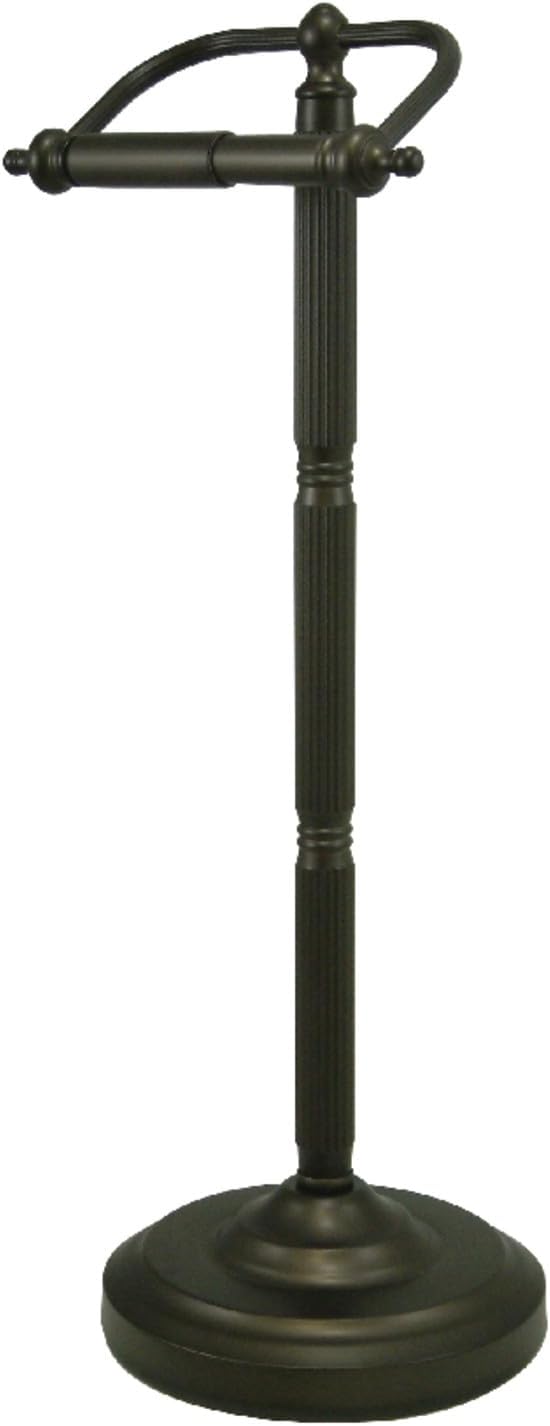 Kingston Brass CC2105 Georgian Pedestal Paper Holder, 21-1/2-Inch, Oil Rubbed Bronze