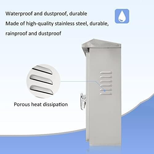 Distribution Box,Waterproof Electrical Junction Box, Wall-Mounted Enclosure with Hinged Cover, Indoor/Outdoor Meter Case, Durable Electrical Project Box with Mounting Pla,