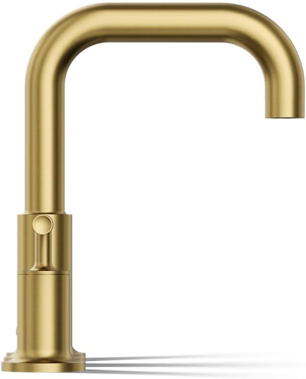 Kohler T14428-4-2MB Purist Deck-Mount High-Flow Bath Faucet Trim with Lever Handles, Valve Not Included, Vibrant Brushed Moderne Brass