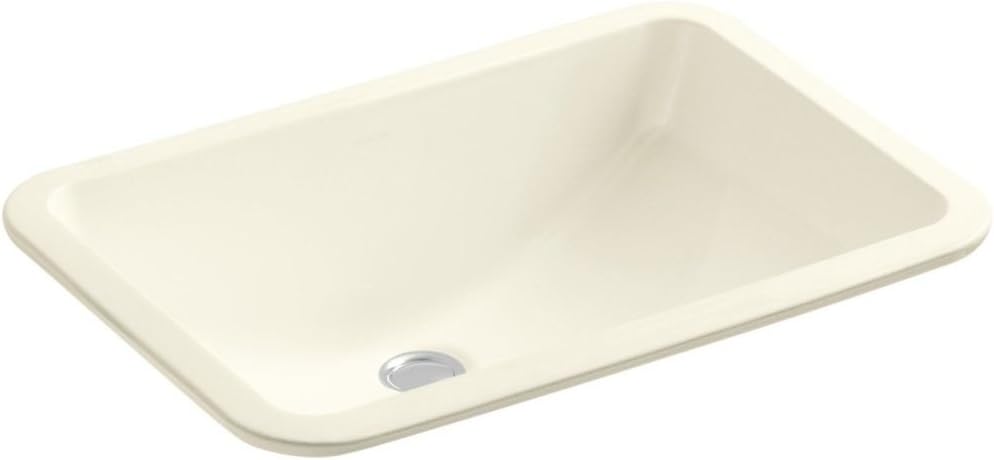 Kohler K-2214-G-96 1-Bowl Undermount Bathroom Sink Biscuit
