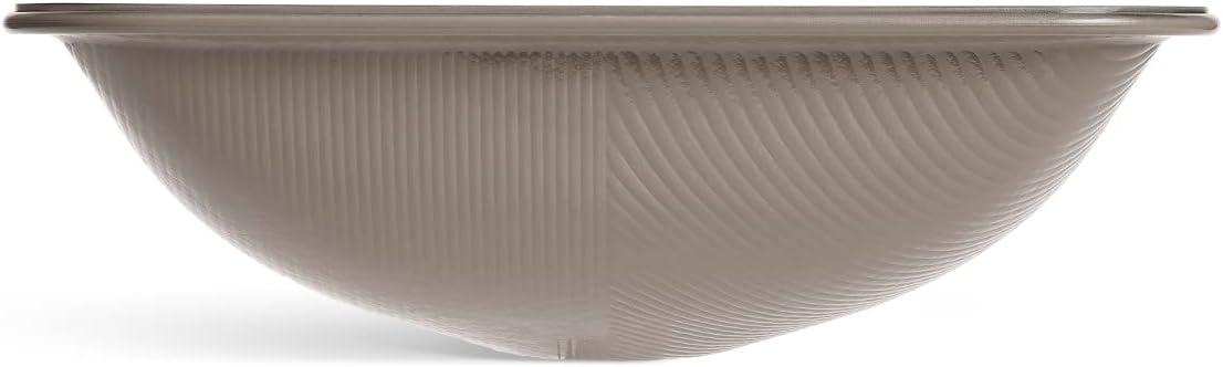 KOHLER K-28823-G3-B11 ARTIST EDITIONS Yepsen Collection Glass Undermount Bathroom Sink 17' x 13'Rectangle Basin Opaque Doe