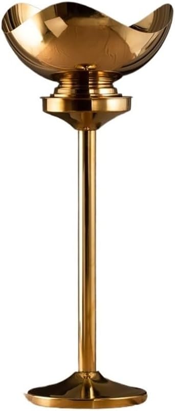 Iice Bucket, Large Ice Bucket for Floor Home Bar Chill Cooler with Handle,Ice Bucket for Parties(Gold)