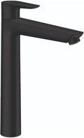 hansgrohe Talis E Modern Easy Install Easy Clean 1-Handle 1-Hole 11-inch Tall Bathroom Sink Faucet in Matte Black, 71717671