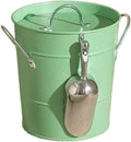Ice Bucket 3.5 Liter Double Wall Ice Bucket Insulated Ice Buckets with Lid and Scoop Thickened Metal Ice Buckets, Party Beverage Tub for Home Kitchen Parties Cocktail Bar Drinks Cooler/Beer Bucket (
