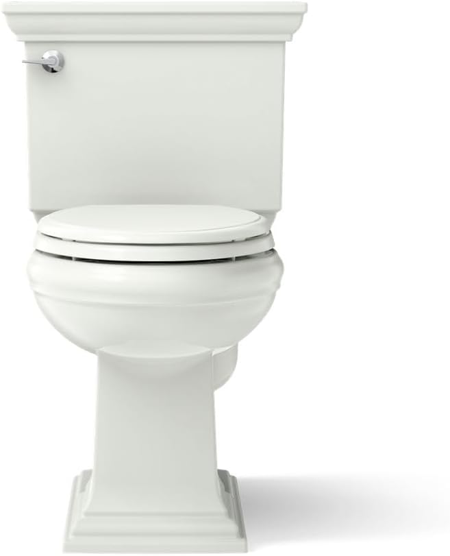 KOHLER K-3817-NY Memoirs® Stately Two-piece elongated toilet, 1.28 gpf, Dune