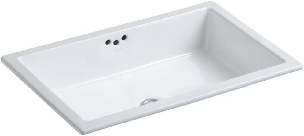 Kohler K-2297-0 Kathryn Under-Mount Bathroom Sink, White