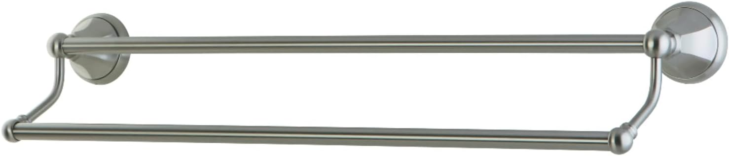 Kingston Brass BA481318SN Metropolitan Dual Towel-Bar, 18-inch length, Brushed Nickel