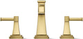 Kohler K-27399-4 Riff 1.2 GPM Widespread Bathroom Faucet - Vibrant Brushed Moderne Brass