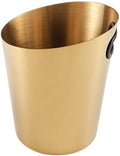 Stainless Steel Ice Bucket 5L Golden Champagne and Wine Bucket Cooler Ice Buckets for Drinks and Parties(Gold)